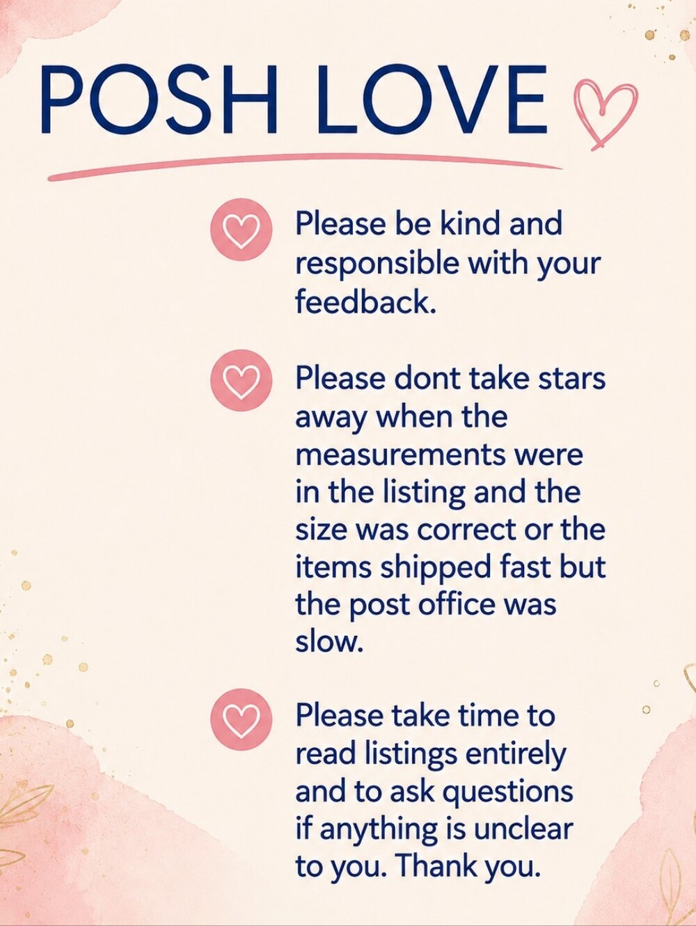 🎀 PLEASE READ 🎀 - Picture 2 of 6